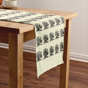 MAJESTIC THANKSGIVING TURKEY SHORT TABLE RUNNER