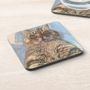 Majestic Tiger Cat Coaster