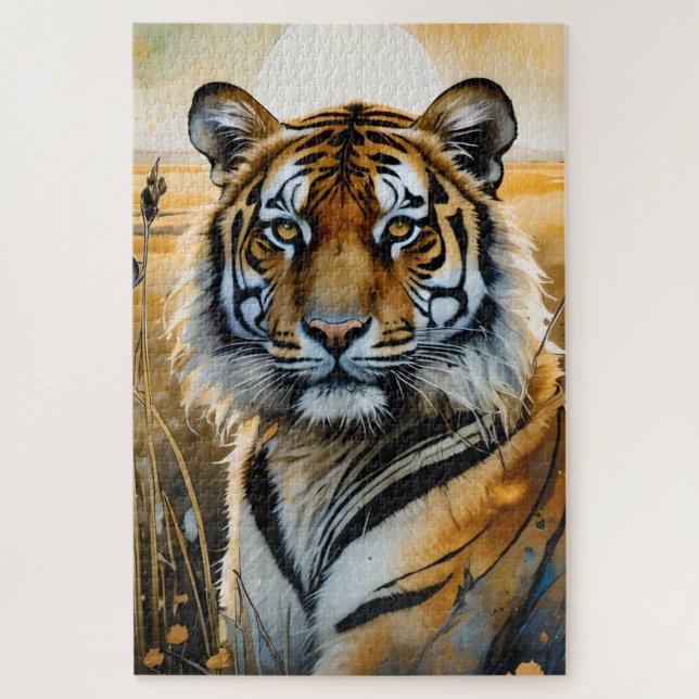 Majestic Tiger Jigsaw Puzzle (Vertical)