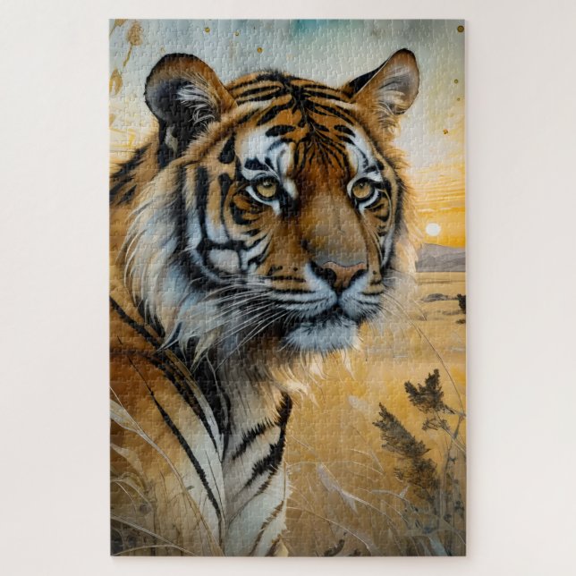 Majestic Tiger Jigsaw Puzzle (Vertical)