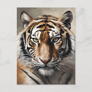 Majestic Tiger Portrait Postcard