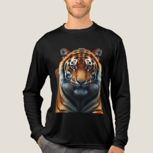 Majestic Tiger Tri-blend Long Sleeve Shirt