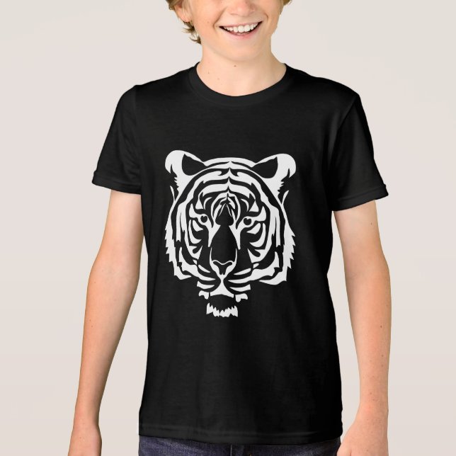 Majestic Tiger Tri-Blend Shirt (Front)