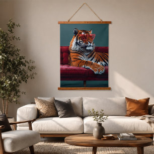 Majestic Tiger – Vintage Animal Wall Tapestry