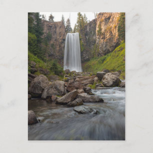 Majestic Tumalo Falls in Central Oregon USA Postcard