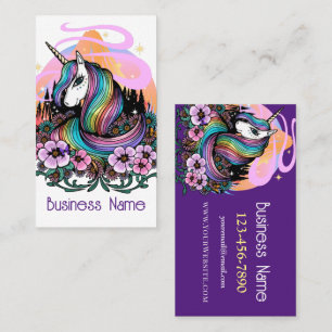 Majestic Unicorn Business Card