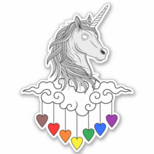Majestic Unicorn Illustration Art