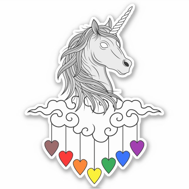 Majestic Unicorn Illustration Art (Front)