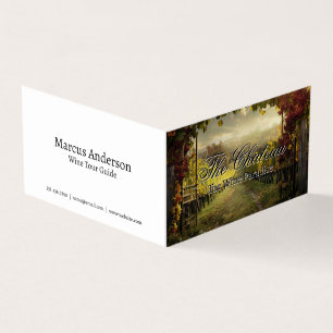 Majestic Vineyard   Wine Business Card