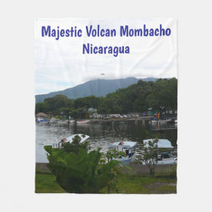 Majestic Volcan Mombacho – Granada, Nicaragua Fleece Blanket
