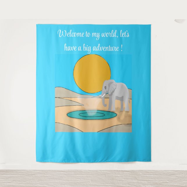 Majestic wall tapestry for a child's room (Front)
