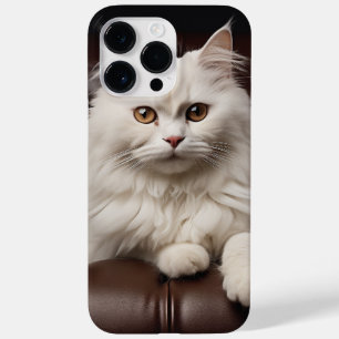 Majestic white cat Case-Mate iPhone 14 pro max case