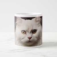 Majestic white cat