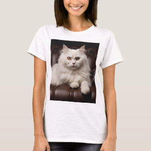 Majestic white cat T-Shirt