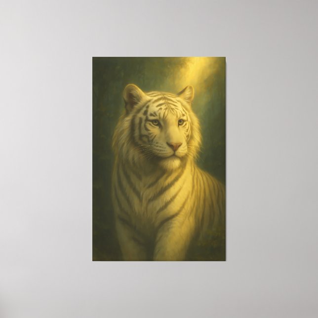 Majestic White Tiger – Fine Art Print (Front)