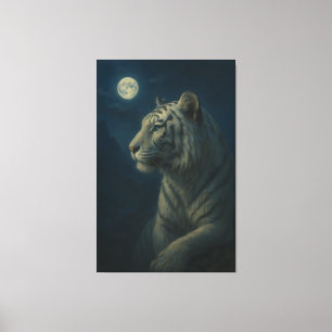Majestic White Tiger – Fine Art Wall Print