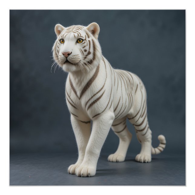 Majestic White Tiger Poster (Front)