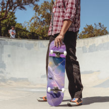 Majestic White Unicorn Fantasy Purple Dreamy Sky