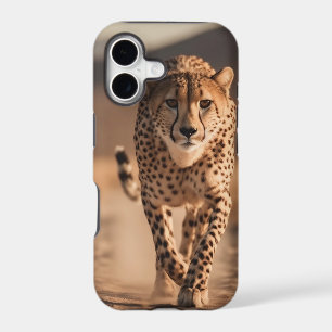 Majestic Wild Cheetah Running Photo