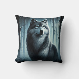 Majestic Wolf Cushion