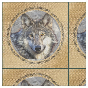 Majestic Wolf Fabric