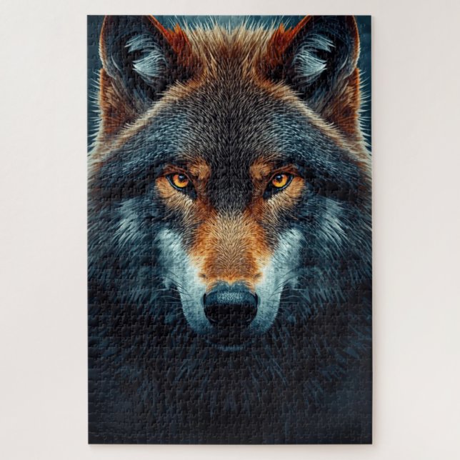 Majestic Wolf Jigsaw Puzzle (Vertical)