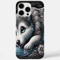 Majestic Wolf Moonlit Portrait