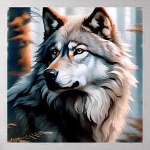 Majestic Wolf: The Spirit of the Wild Poster