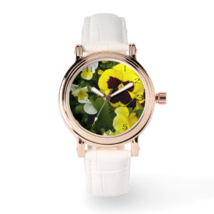 Majestic Yellow Pansy Delights, Watch