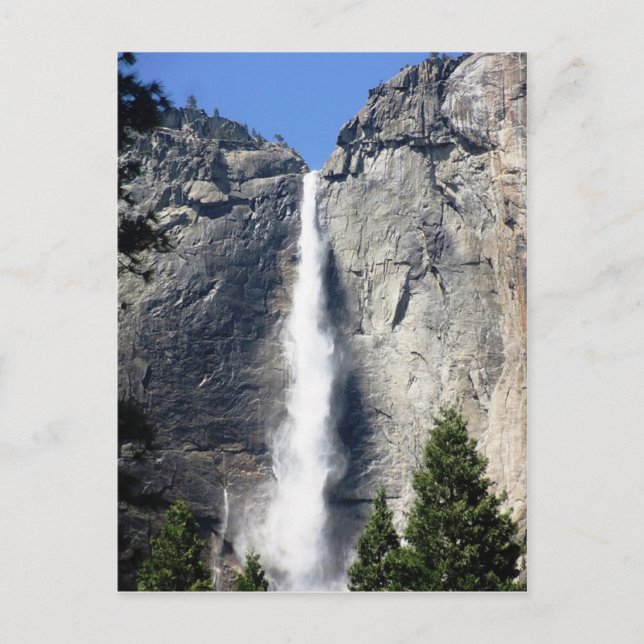 Majestic Yosemite Falls Postcard (Front)