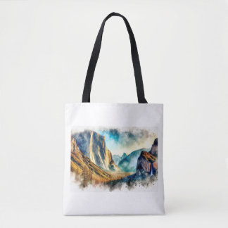 Majestic Yosemite Landscape,  Tote Bag