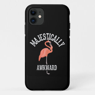 Majestically Awkward Wading Bird Lover Art Flaming Case-Mate iPhone Case