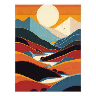 Majesty Bathed in Alpenglow Photo Print