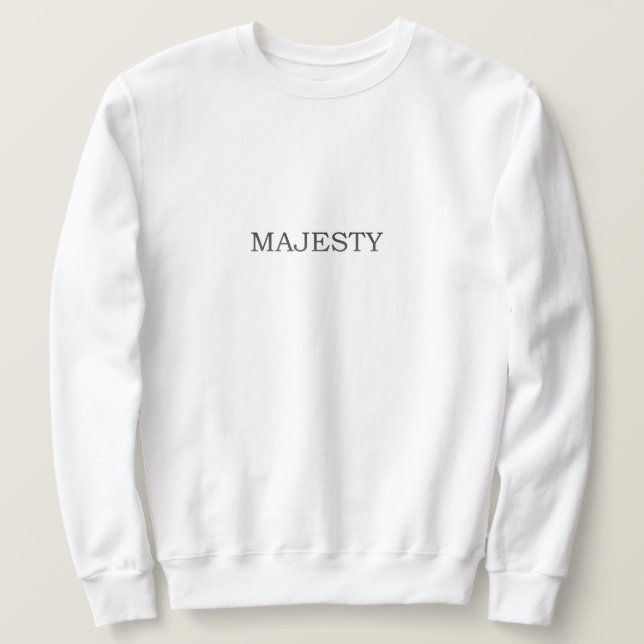 "Majesty in Monochrome – Eagle Graphic" Sweatshirt (Design Front)