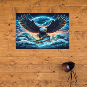 Majesty Of Flight Eagles Poster