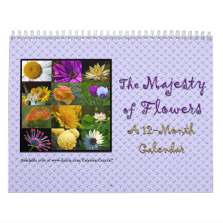Majesty of Flowers Calendar