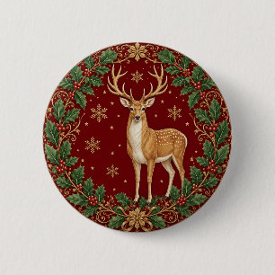 Majesty of the Crimson Winter 6 Cm Round Badge