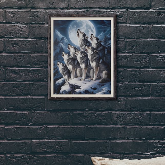 Majesty of the Wolf Moon Poster (Creator Uploaded)