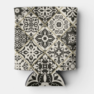 Majolica Islamic Tile Patchwork Can Cooler