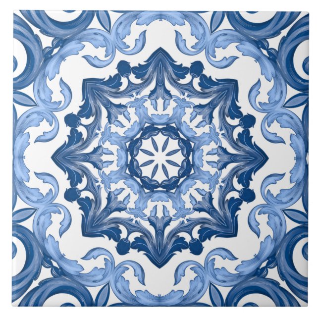 Majolica,Mediterranean tiles, Tile (Front)