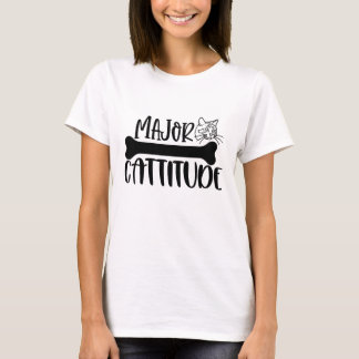 Major Cattitude Funny Cat Tee