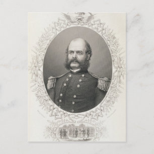 Major General Ambrose Everett Burnside Postcard