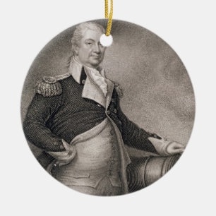 Major General Henry Knox (1750-1806) engraved by J Ceramic Tree Decoration