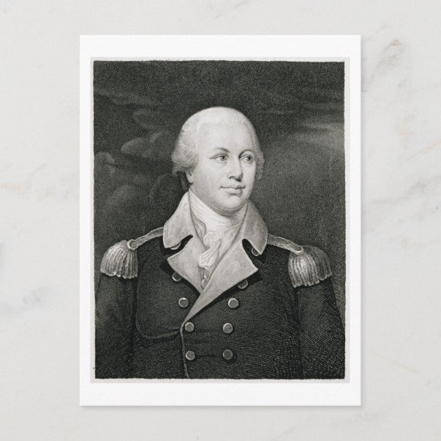 Major General Nathaniel Greene (1742-86), engraved Postcard (Front)