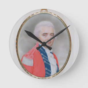 Major General Sir Barry Close (d.1813) 1794 (w/c a Round Clock