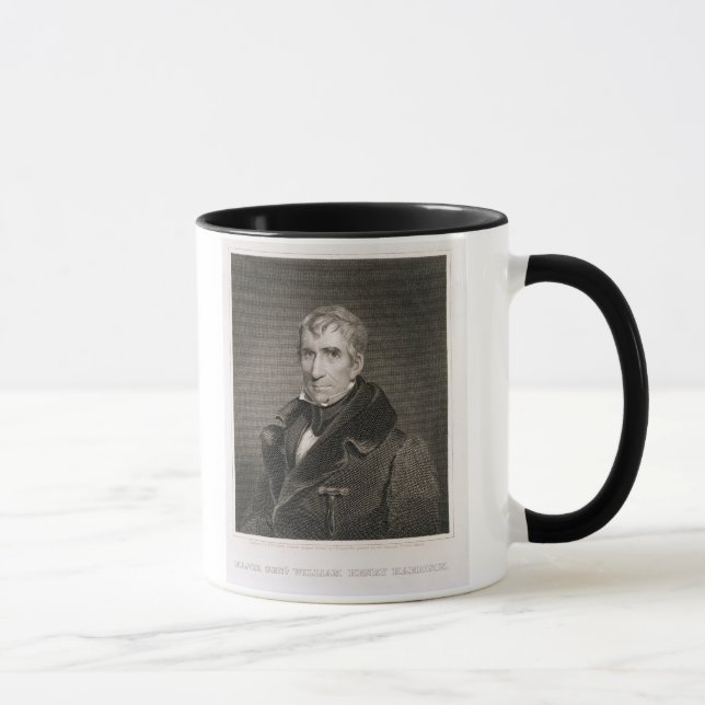 Major General William Henry Harrison, engraved by Mug (Right)