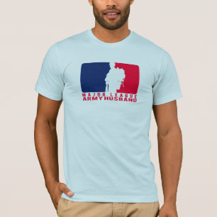 Major League Army Husband T-Shirt