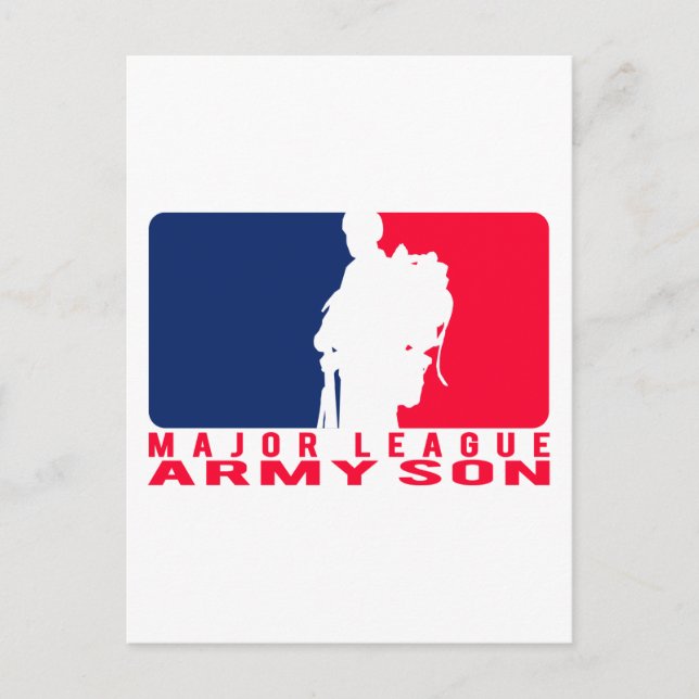 Major League Army Son Postcard (Front)