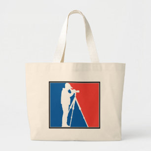 Major League Birder Large Tote Bag