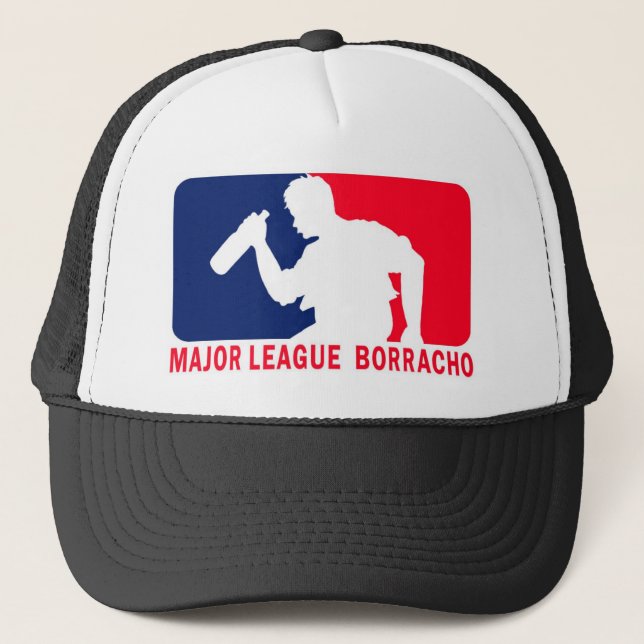 Major league borrrracho trucker hat (Front)